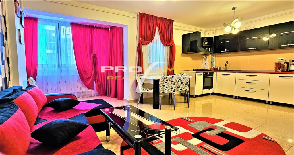 Apartament 2 camere Mobilat-Utilat modern, Vedere la Mare