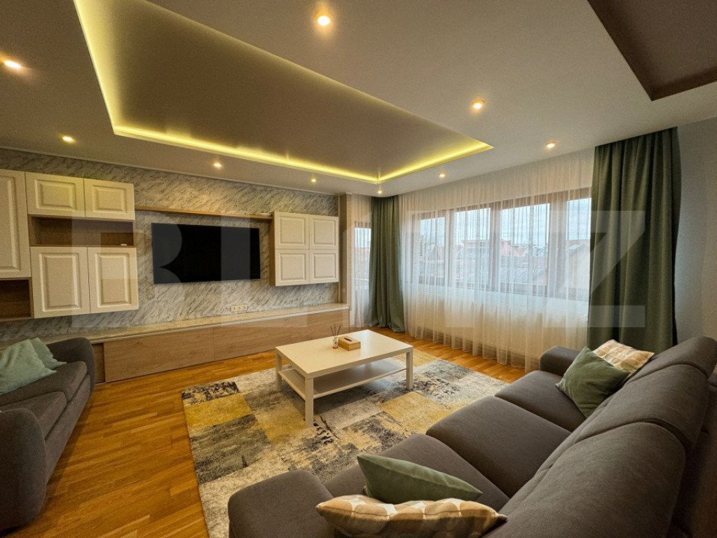 Apartament de închiriat – 3 camere, 120 mp, lux și intim