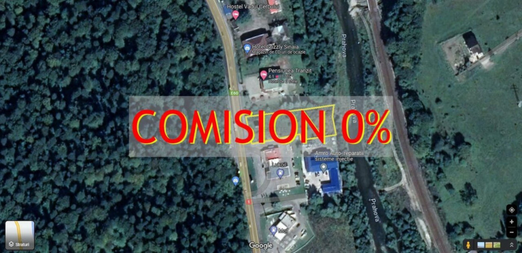 Teren construibil, 2868 mp, deschidere 30m - Busteni (langa