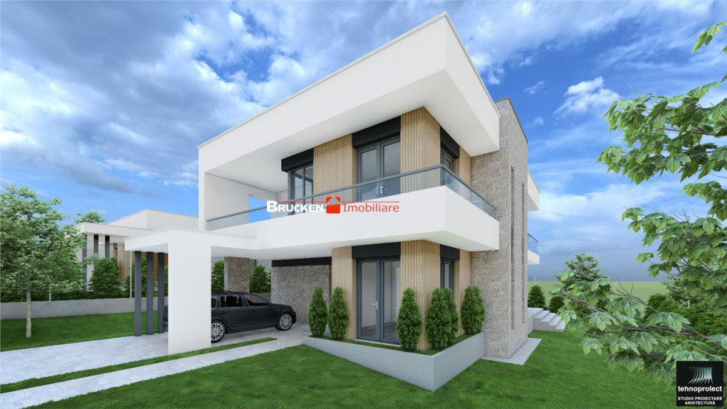 VILA CONTEMPORANA INTR-UN MINI-CARTIER NOU