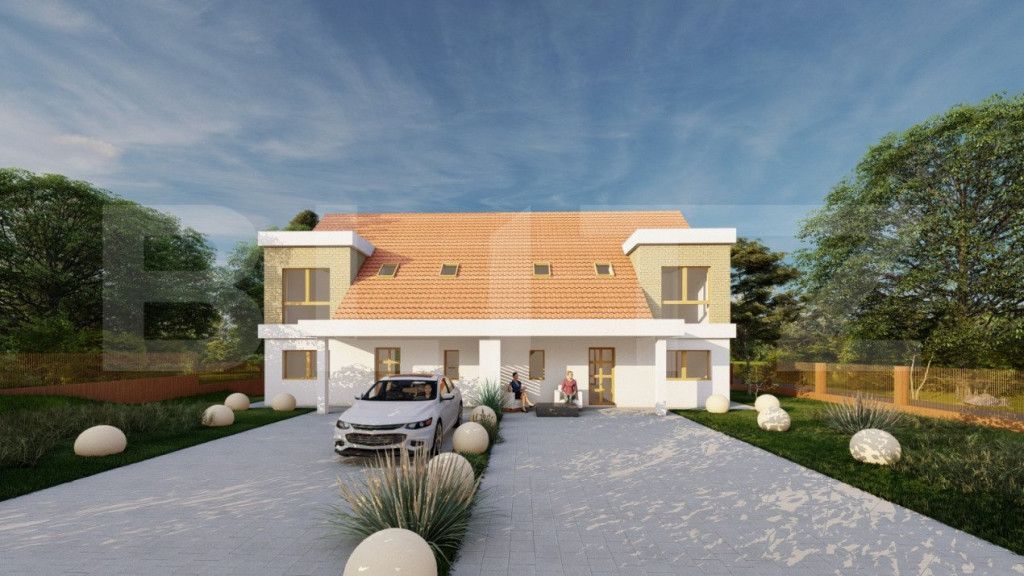 Unitate de duplex in Chinteni cu teren de 450 mp