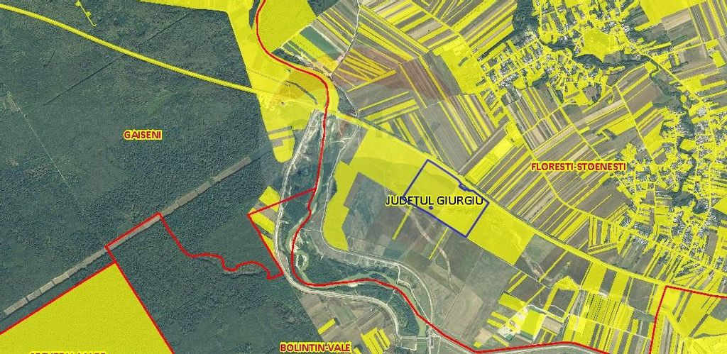 VANZARE Teren extravilan Autostrada A1 Floresti Stoenesti...