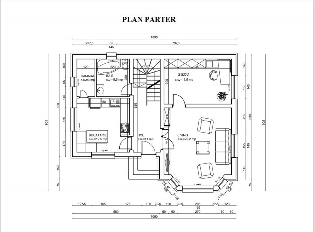 Paulesti - vila P+1E , Su-132mp, ter-420mp la 220000 euro