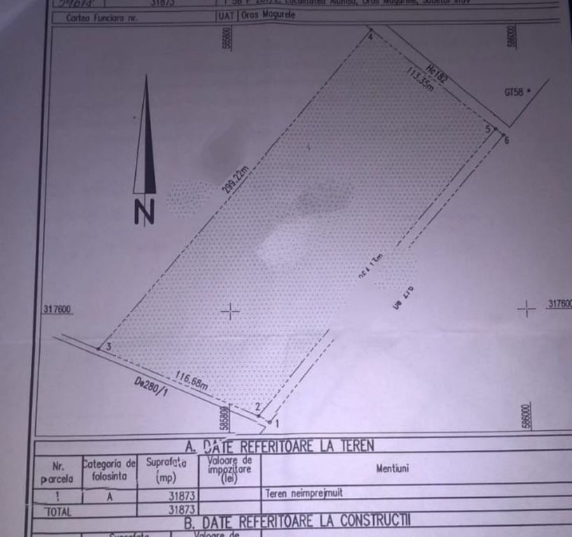 Teren mixt zona Giurgiului in apropierea Centuri Magurele