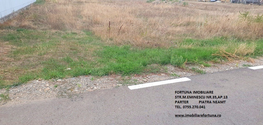 Teren intravilan, loc de casa in cartier de vile,com. D-va Rosie