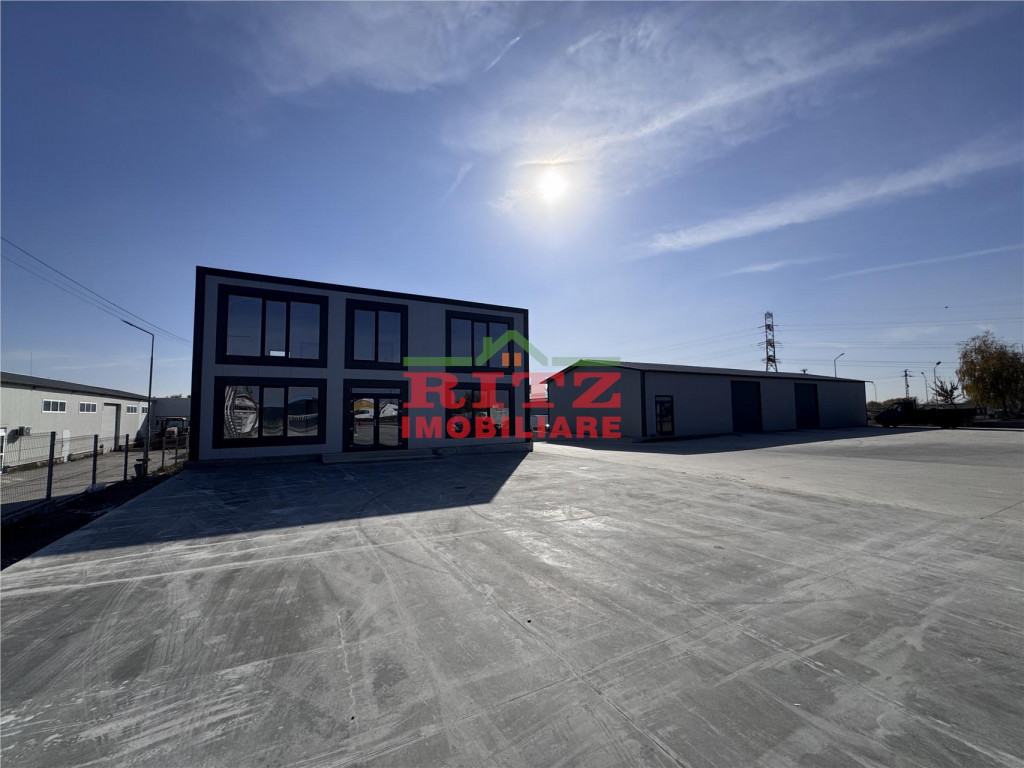Hala cu teren cladire birouri DE INCHIRIAT la DE 574 -Slatio