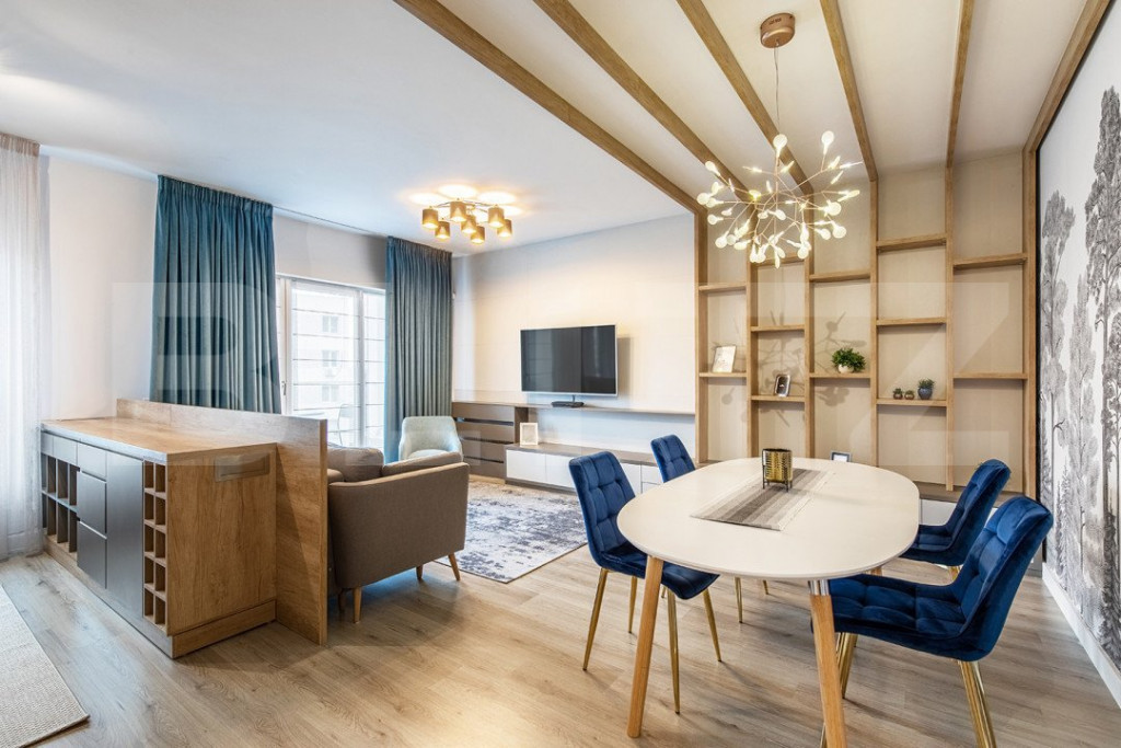 Apartament 3 camere in bloc nou, cu gradina, parcare si TVA