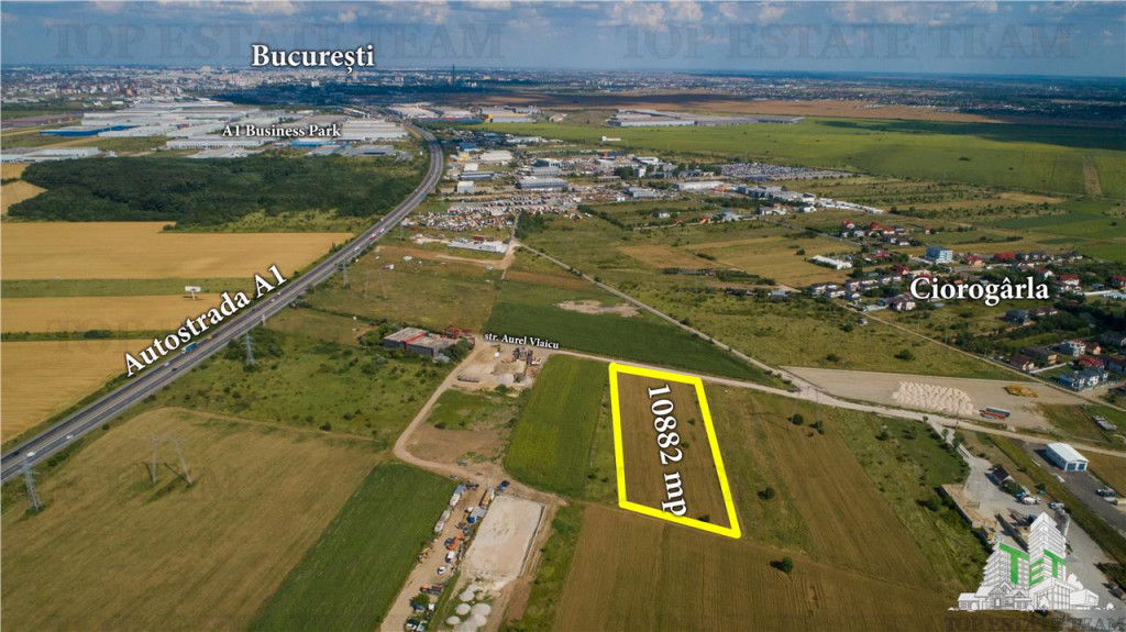 Teren industrial 1ha la 15 minute de Bucuresti