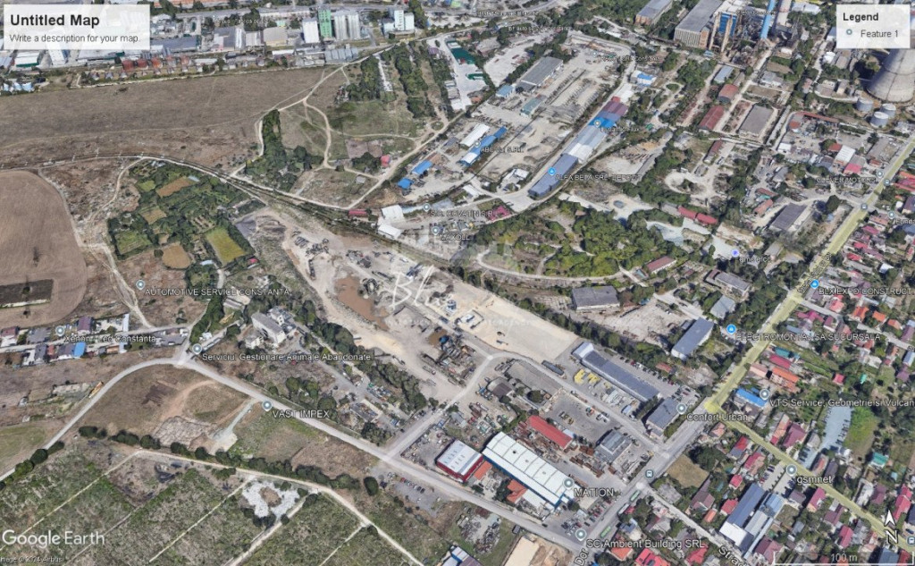 Teren situat in Zona Industriala pozitionat perfect pentru c