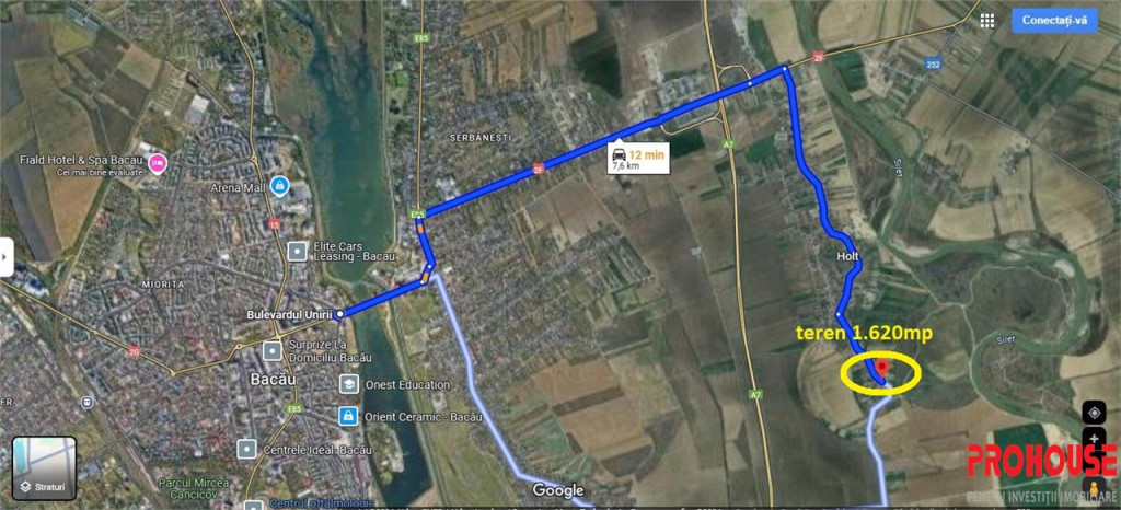 Holt- Letea Veche- teren 1620 mp- stradal 38ml