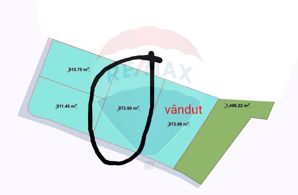 Parcelă 872.6 mp, intravilan Chinteni, duplex sau casă ...