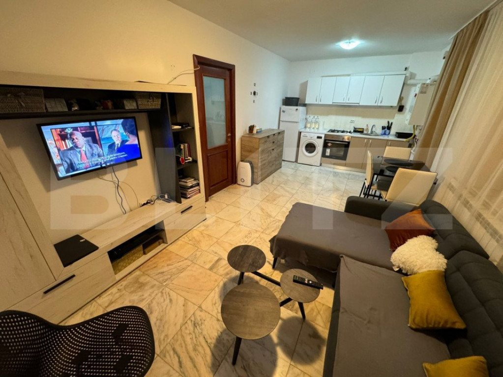 Apartament cu 2 camere, 34 mp, zona Rediu – utilat și mob