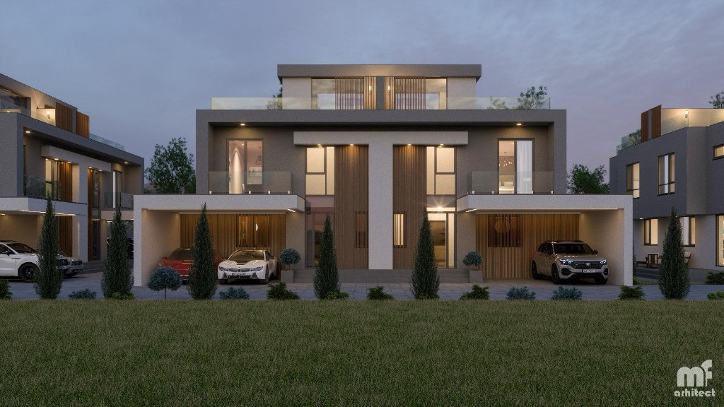 Vila LUX P+1 4 camere + terasa ROOF top 60 mp, LA CHEIE, apropriere Me