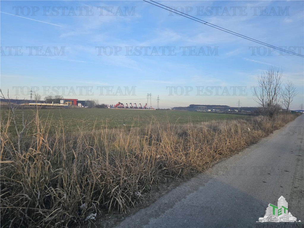 REDUCERE PRET Teren industrial 1ha (deschidere 83 metri) lan