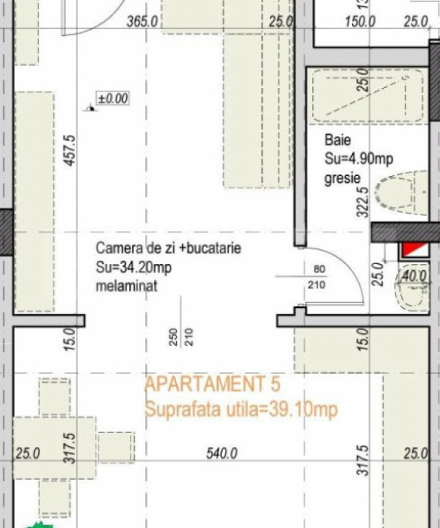 Studio nou într-un ansamblu rezidențial din Sântandrei