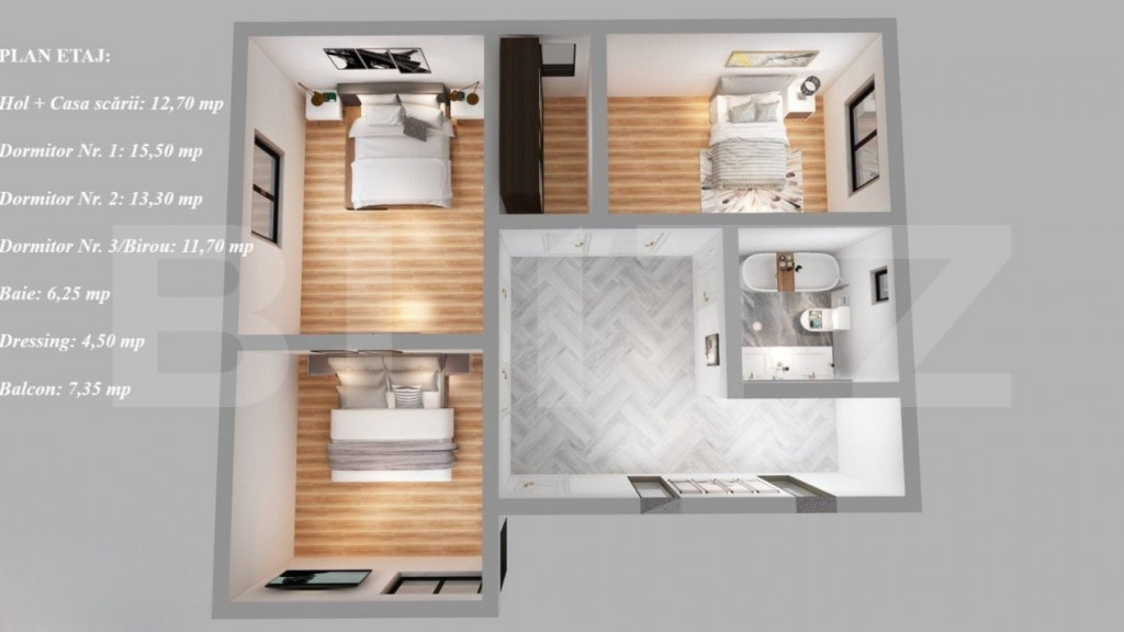 Casa P+1, 4 camere, 135 mp, Zona Dumbrava