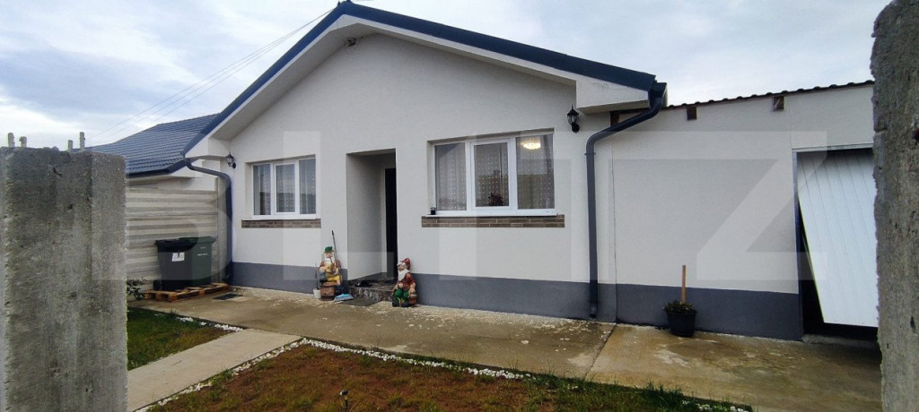 Casa moderna cu 3 camere, situata la intrare in comuna Nojor