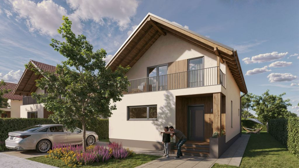 Case individuale în Sânpetru, cu teren 400 mp și toate...