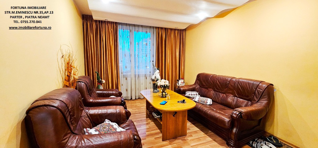 Apartament 3 camere decomandate,boxa,loc parcare,C-lea Romanului