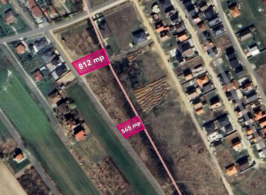 Parcela casă, 812 mp, Rontău. 42 000 E. Comision 0.