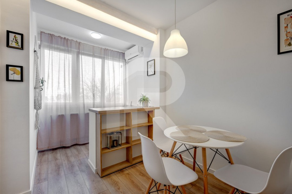 Garsoniera Turnu Măgurele etaj 6/9, mobilata-utilata, prima