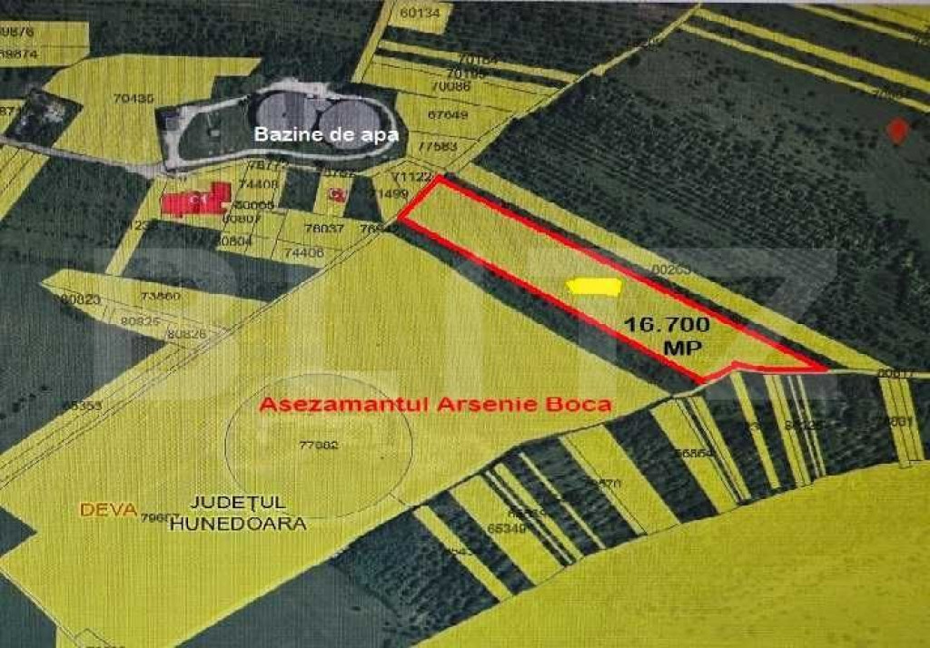 Teren INTRAVILAN - ECLUSIVITATE BLITZ, 16.700 mp, zona Deva