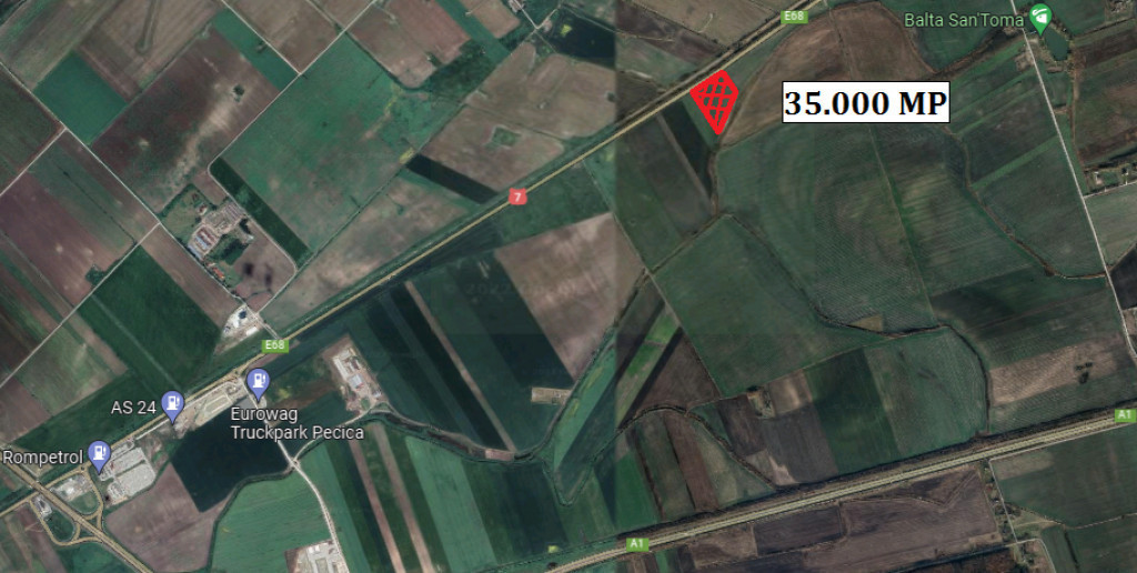 Teren pe intre Arad si Pecica - ID : RH-31222-property