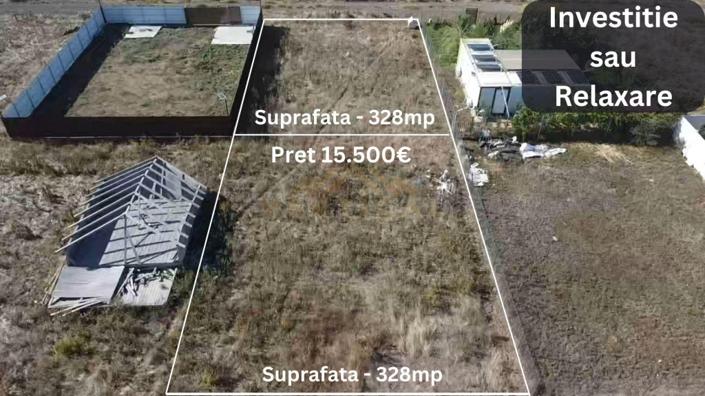 Teren intravilan de vanzare - Investitie sau Relaxare!