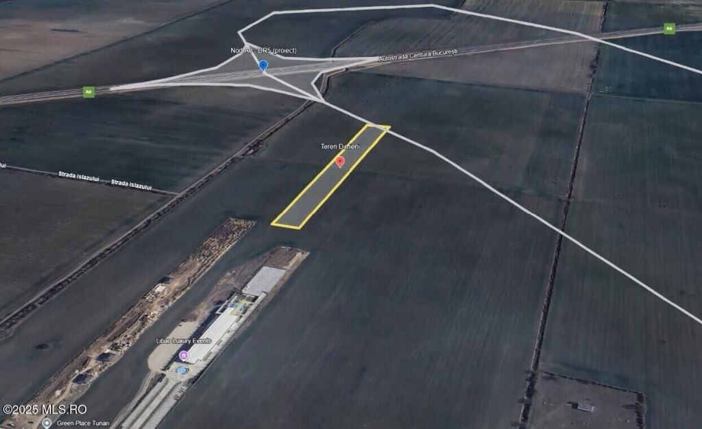 Teren 20083 mp in proximitatea DL A0 - AIHC | Ag. - Com. 0%