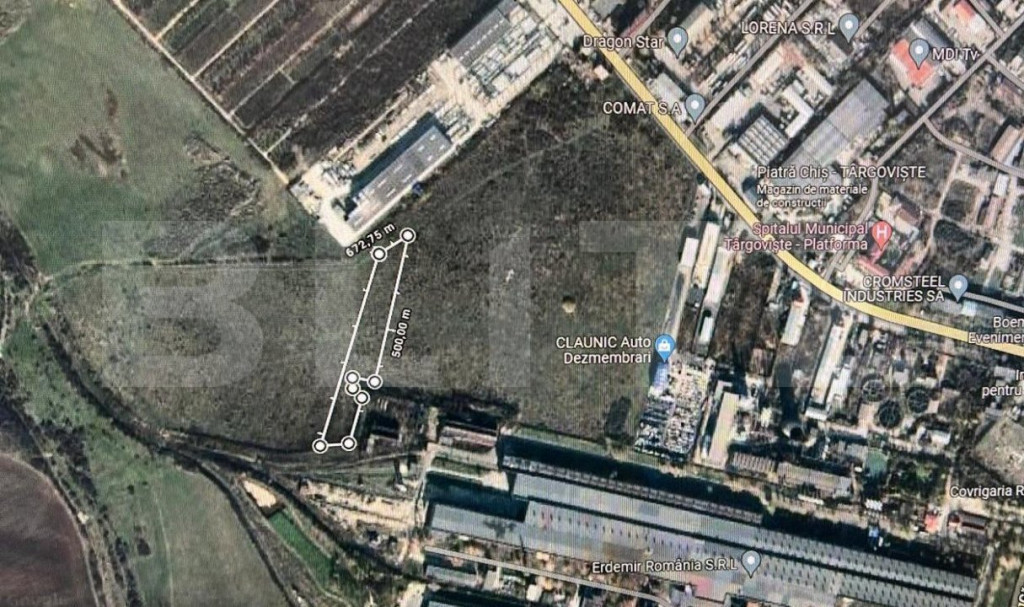 Teren intravilan, 7500 mp, Târgoviște