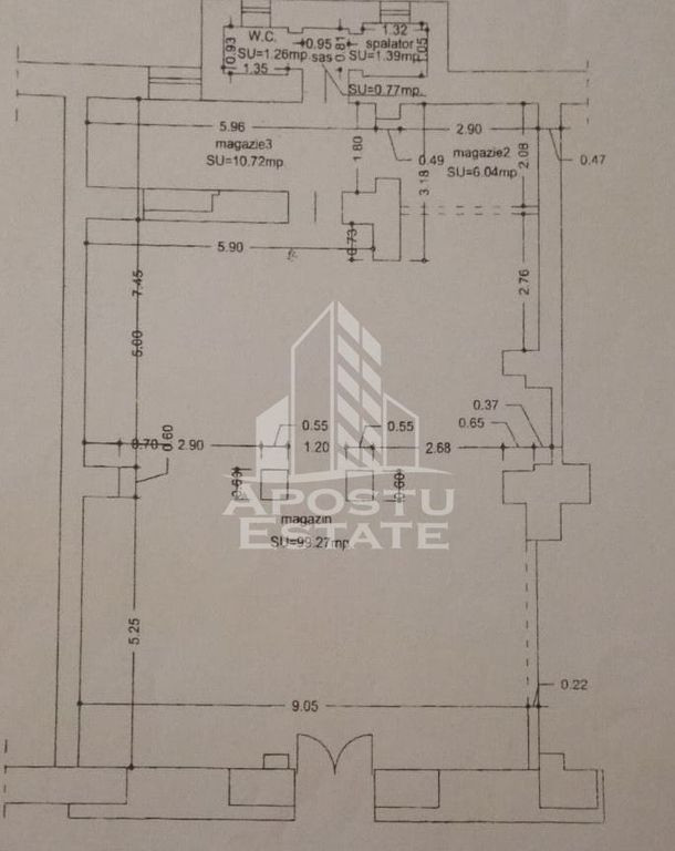 SPATIU COMERCIAL SAD, 120 MP ZONA MARIA