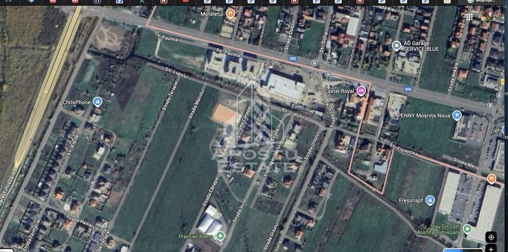 Oportunitate, teren servicii 1938 Mosnita Noua, Zona Kauf...