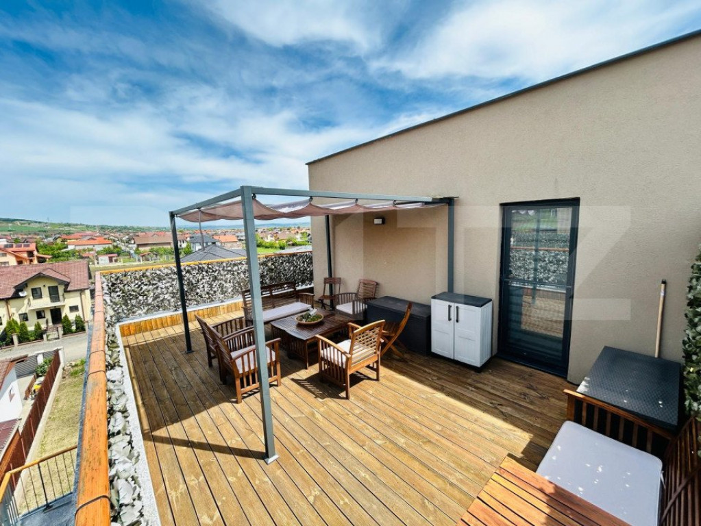 EXCLUSIV! Penthouse, 135 mp total, 3 camere, 2 bai, zona Uni