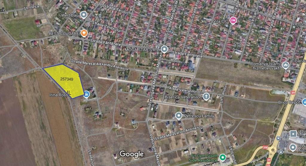 Teren intravilan situat in zona VETERANI, Constanta