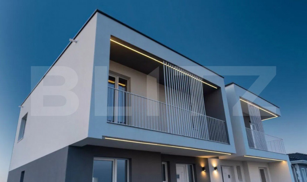 Duplex 4 camere, P+E, Su =100 mp, St = 300 mp, Remetea Mare