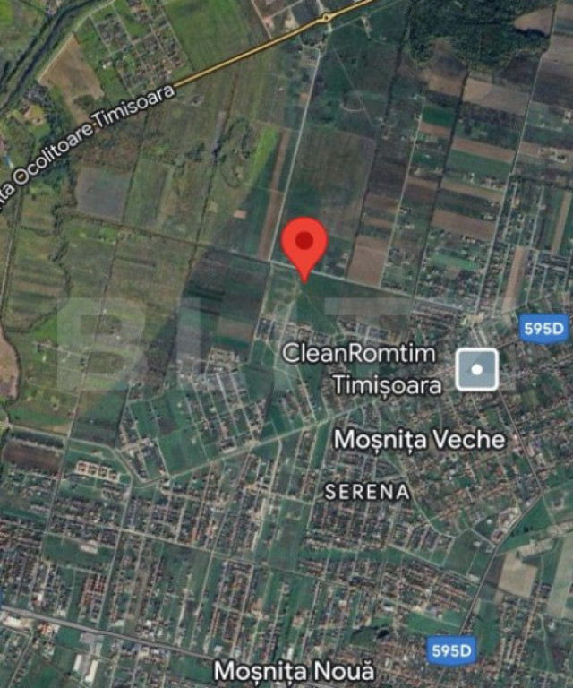 Teren 521 mp, front 17,5 ml. Mosnita Veche!