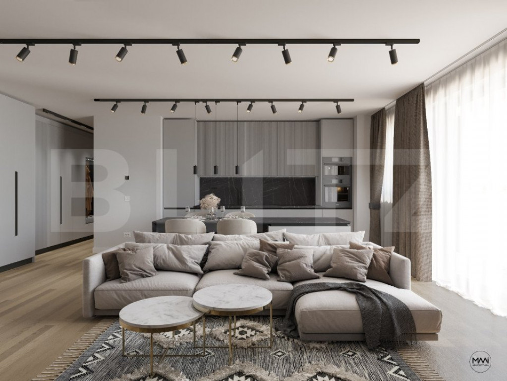 Apartament de vanzare, cu 3 camere, 70.5 mp, zona semicentra