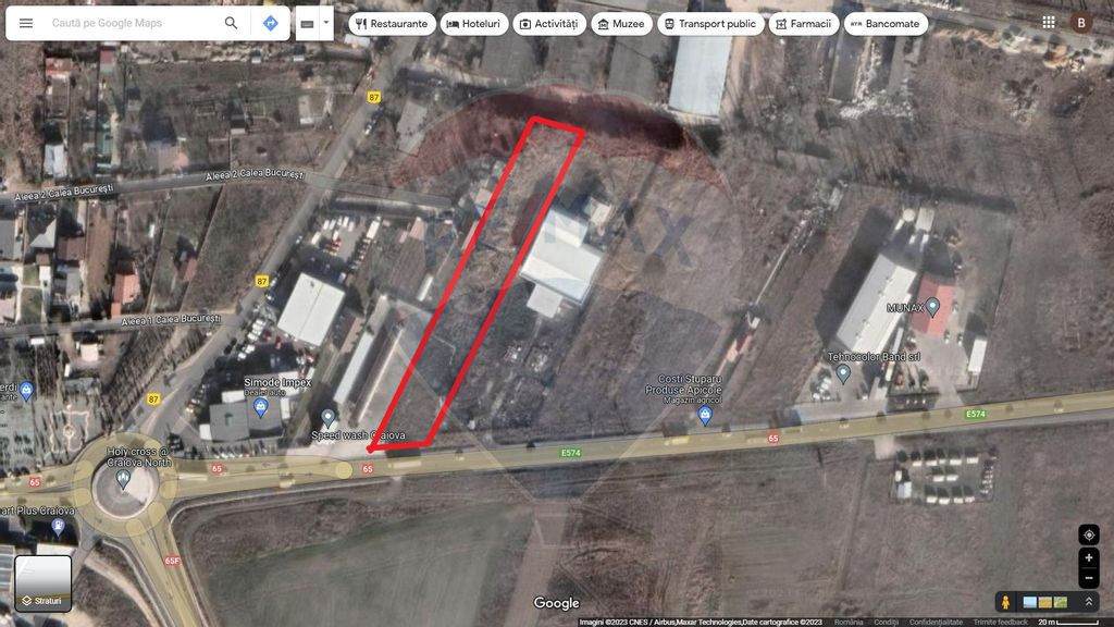 Teren de vanzare 4,478 mp Craiova / zona PEUGEOT