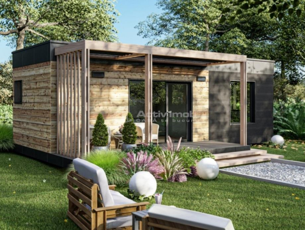 Casa pe Structura Lemn si Panouri SIP