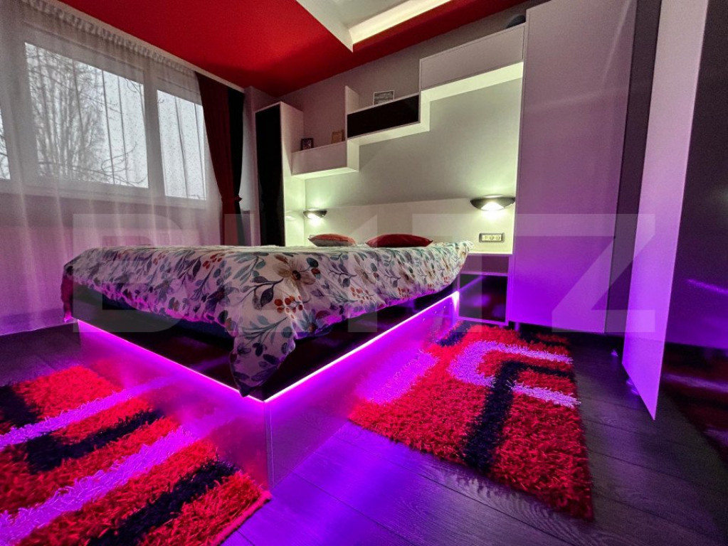 Apartament modern cu 4 dormitoare, 77 mp, 2 parcari, 2 balco