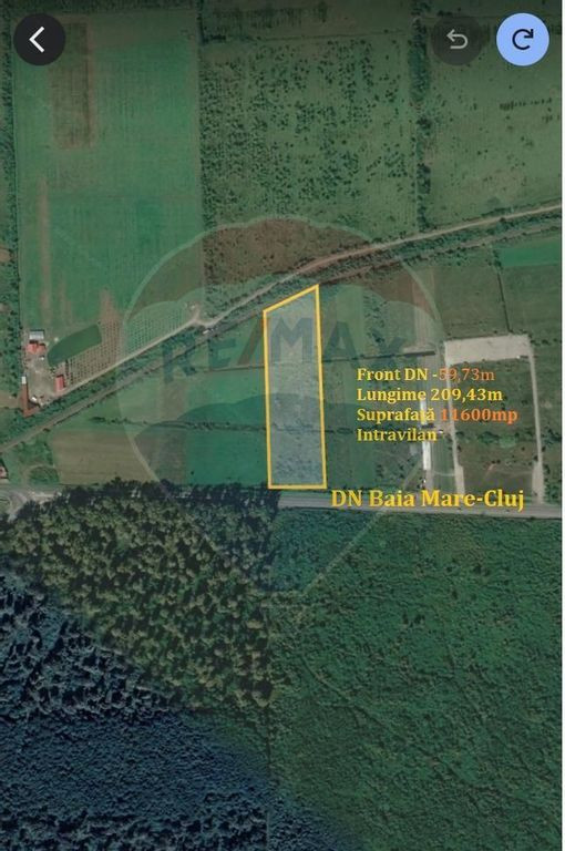 Teren de vânzare industrial Lapusel