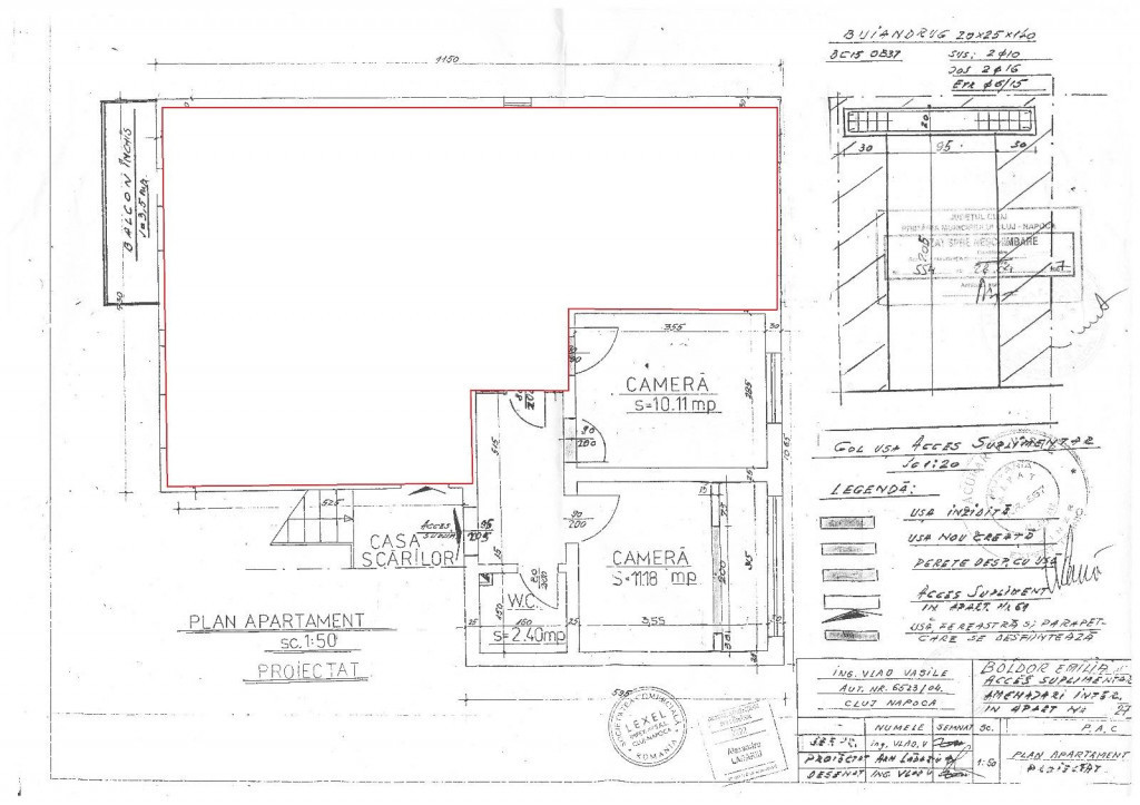 Apartament - 1 Camera - Marasti