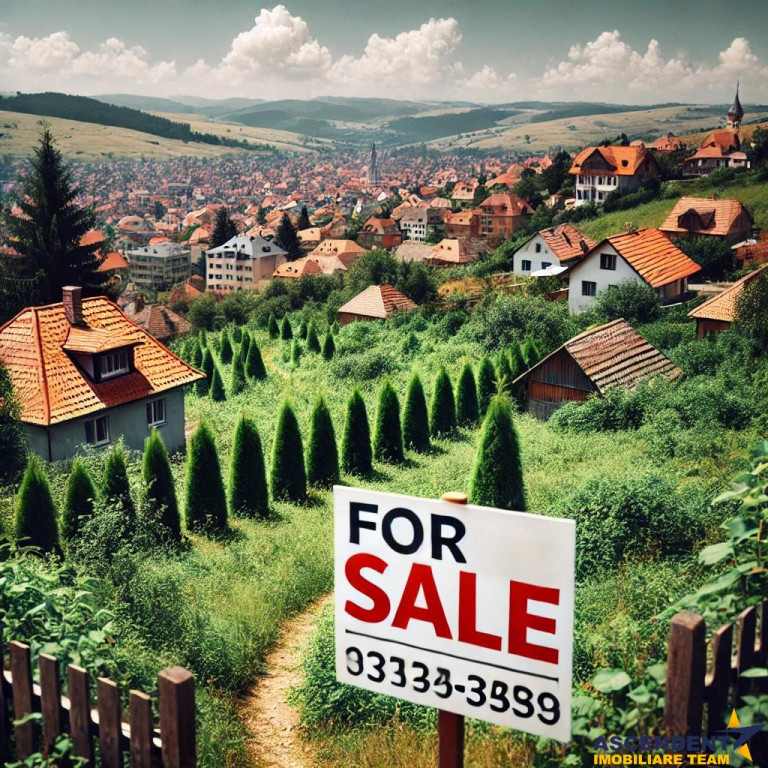 1.000mp, teren intravilan, construibil, toate utilitatile, P