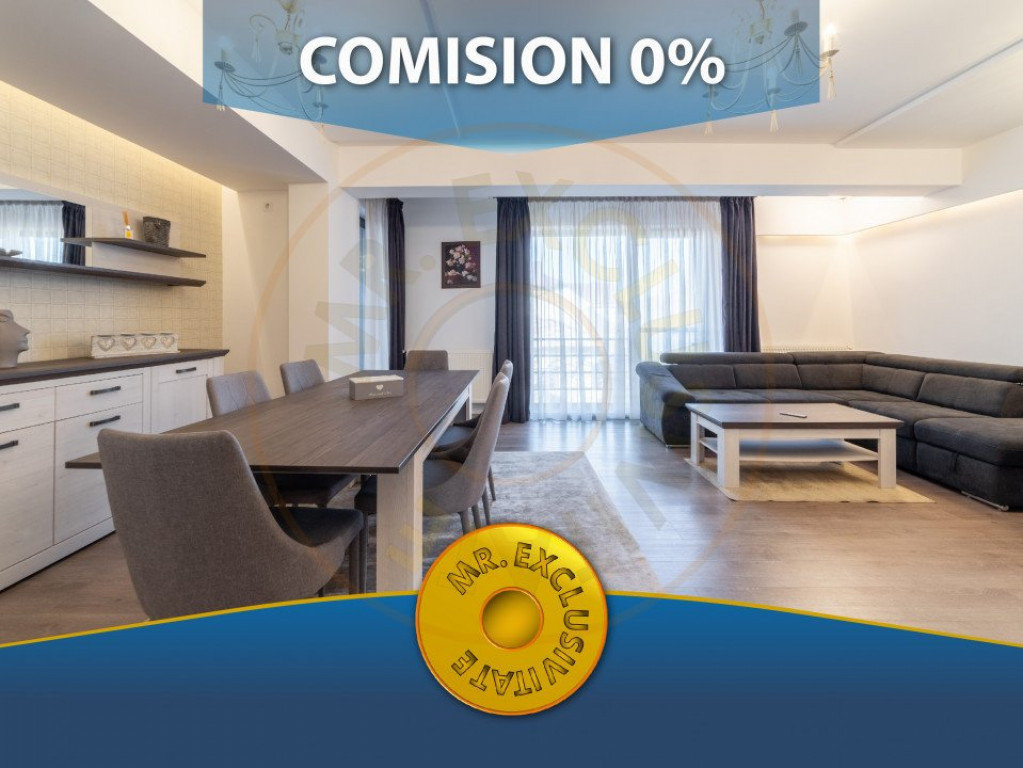 De Inchiriat Lux-Central-3 camere-Parcare Subterană-Bloc no