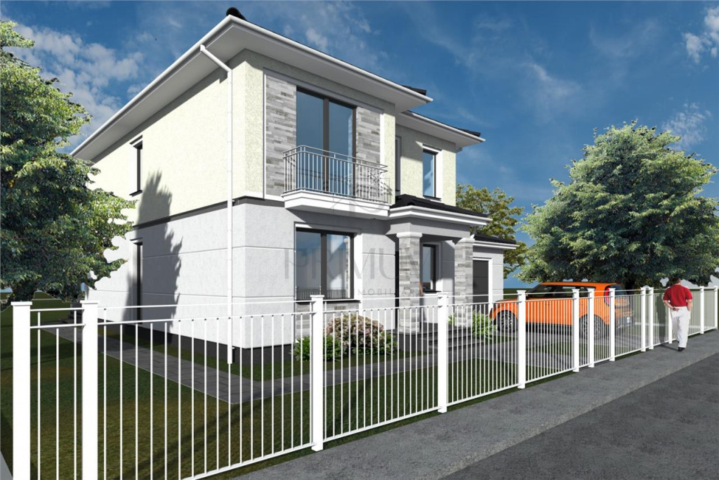 Casa individuala cu 4 dormitoare garaj, teren 1000 mp – D
