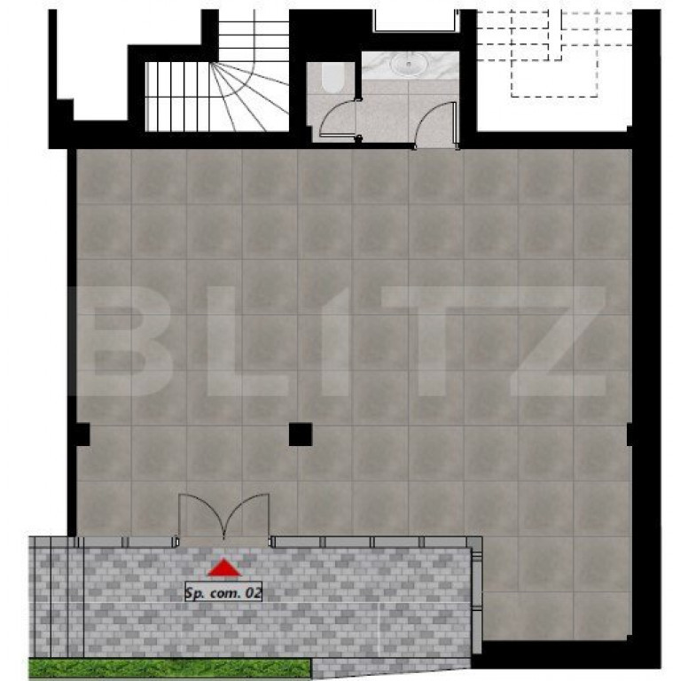 Spațiu comercial de vânzare, 81,22 mp, bloc nou – Zona?
