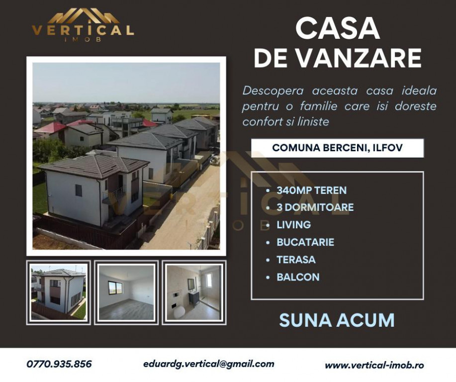 Oportunitate unica de achizitie-Casa spatioasa cu 4 camere