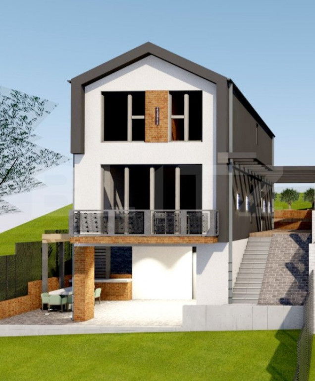 Teren cu autorizatie de constructie, 425mp, ,in Colonia Vale