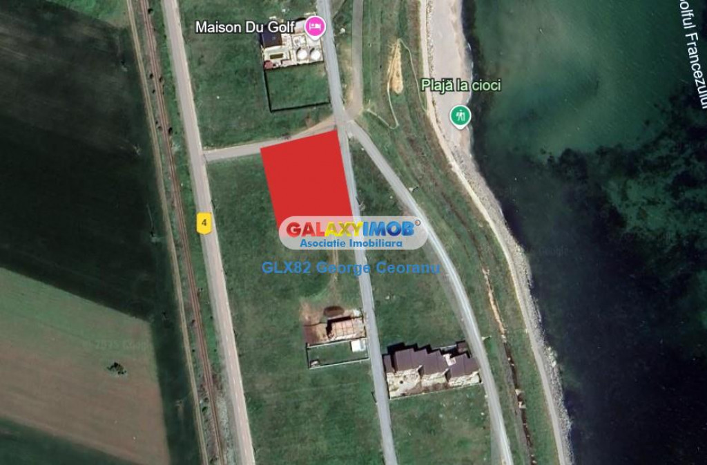 Teren prima linie vedere la Golful Francezului Costinesti