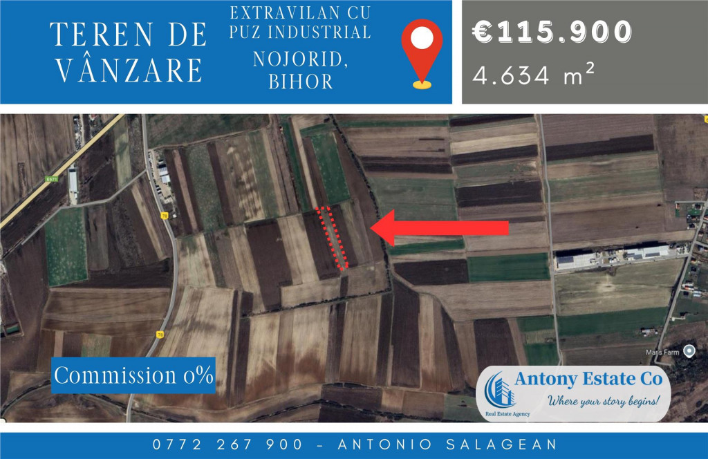 Teren extravilan, de - Nojorid , Bihor